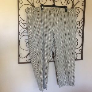 Land’s End mid calf dress pants size 22W